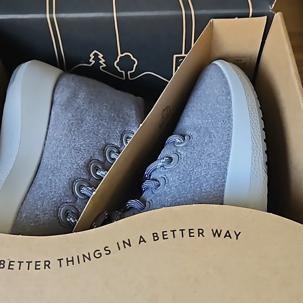 Allbirds,NIB, Wool Runner Up Mizzle Medium Grey, Women Athletic Running…